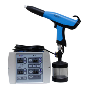 KF-K2-TC Electrostatic Powder Coat Gun with 1 Lbs Cup
